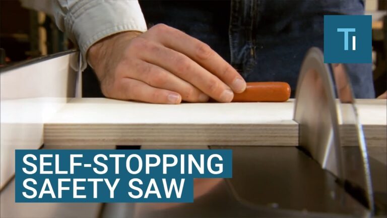 Do Table Saws Stop When It Touches Skin?