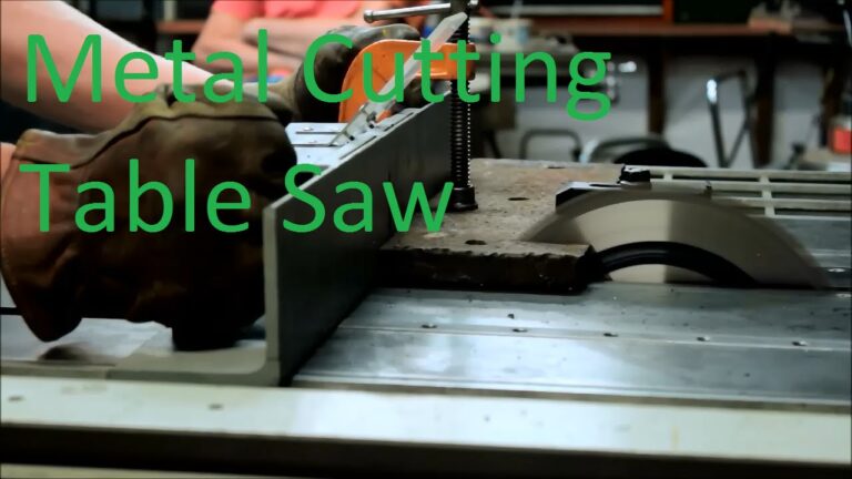Can I Use Table Saw to Cut Metal?
