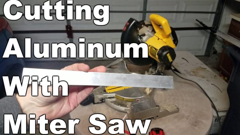 Can I Cut Aluminum With a Miter Saw?